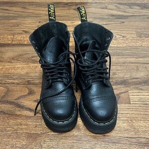 Dr. Martens Black Leather Boots